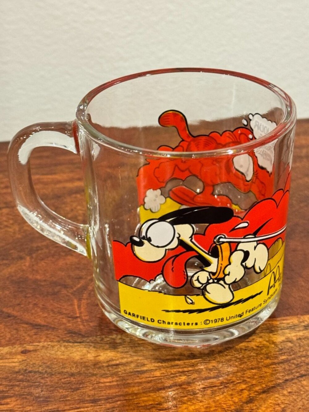 Vintage 1978 McDonald’s Garfield Glass Mugs Set of 4 in Excellent Condition - Picture 8 of 16